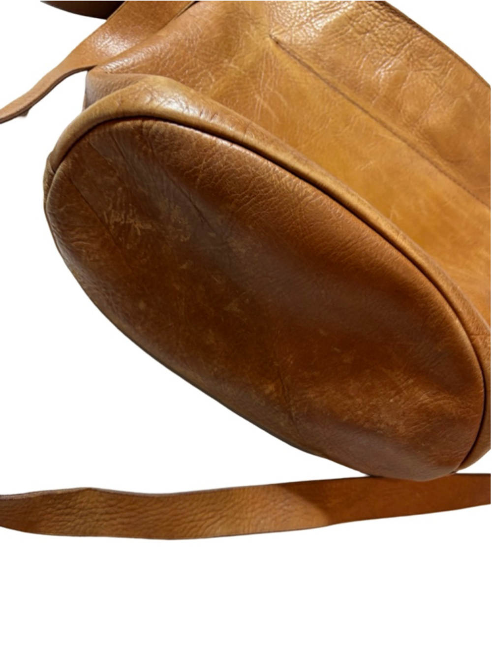Madewell Tan Brown Leather Crossbody Bag Zip Top Messenger Shoulder Purse - Picture 9 of 10